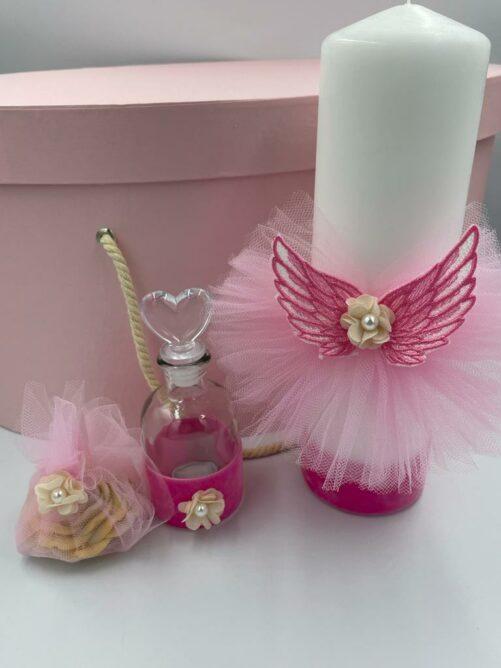 Taufkerze Flügel – Bild 2