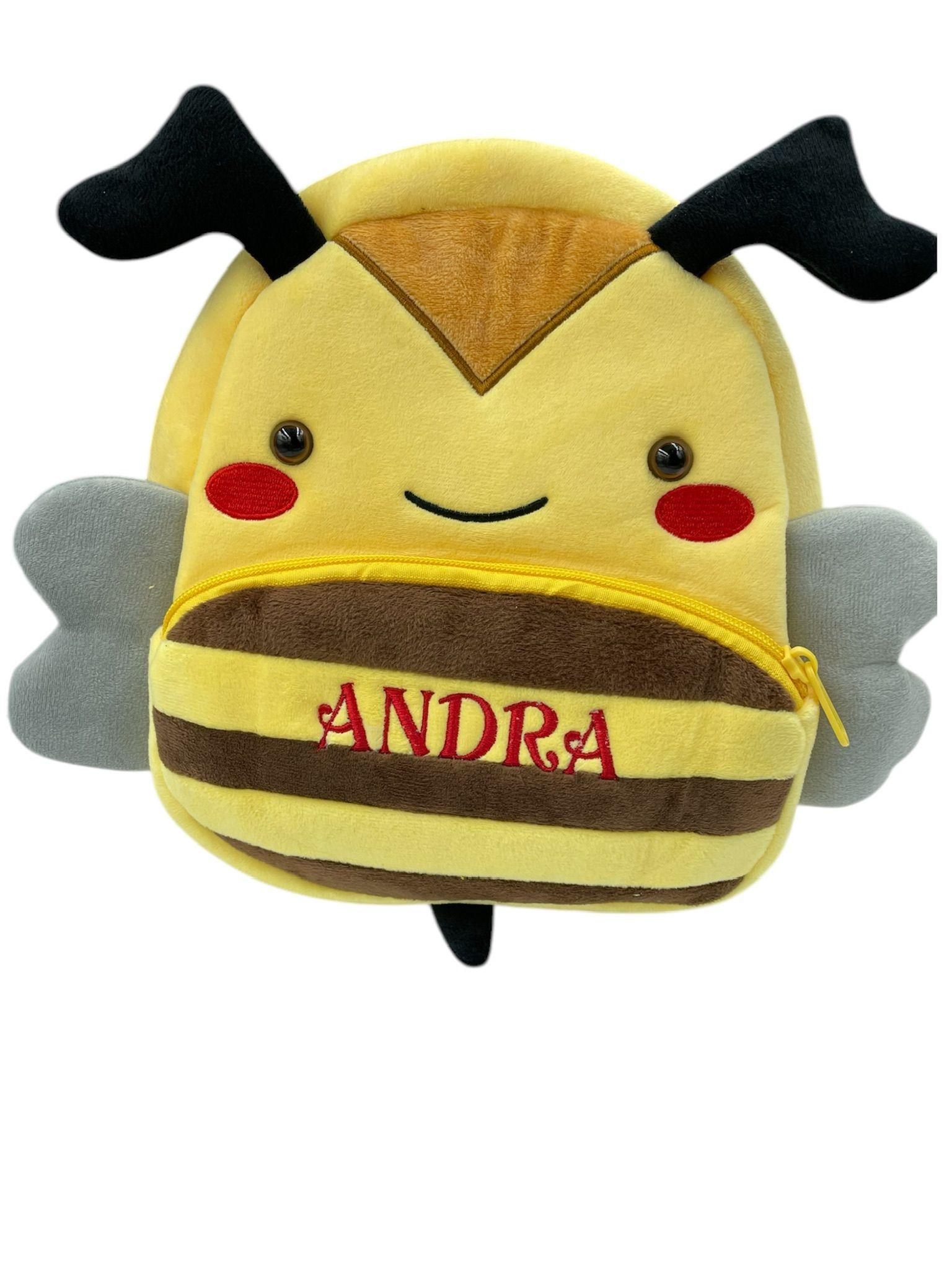 Kinderplüsch-Rucksack Tierform mit Name – ideal für den Kindergarten – Bild 4